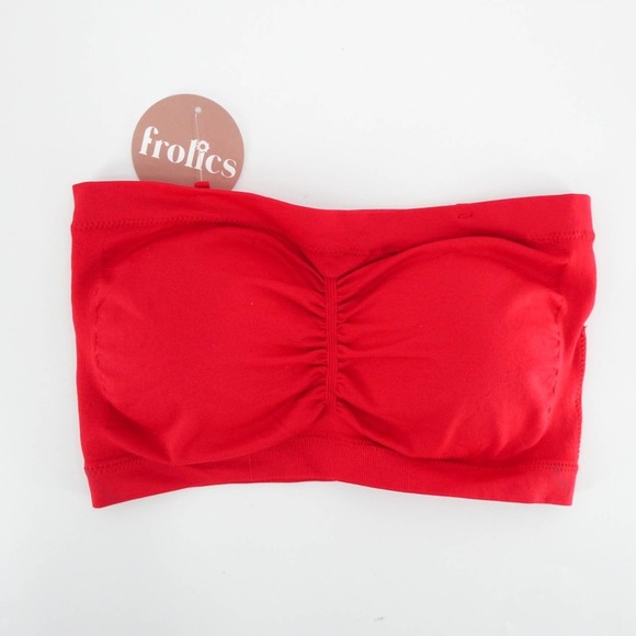 Retrend11 Other - Retrend11 | Women’s Strapless Bandeau Bra, Red, OS NWT